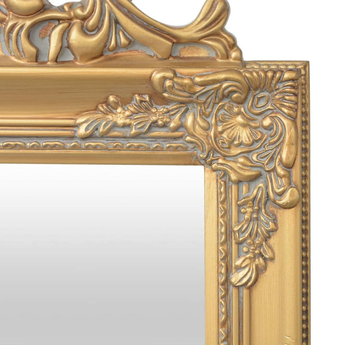 Oglindă verticală în stil baroc 160 x 40 cm auriu - WALTI WALTI