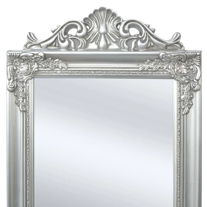 Oglindă verticală în stil baroc 160 x 40 cm argintiu - WALTI WALTI