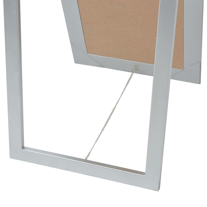 Oglindă verticală în stil baroc 160 x 40 cm argintiu - WALTI WALTI