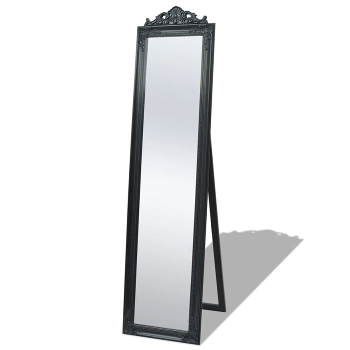 Oglindă verticală în stil baroc 160 x 40 cm negru - WALTI WALTI