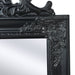 Oglindă verticală în stil baroc 160 x 40 cm negru - WALTI WALTI