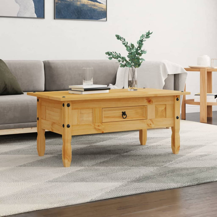 Măsuță de cafea stil Corona din pin mexican 100 x 55 x 44 cm - WALTI WALTI