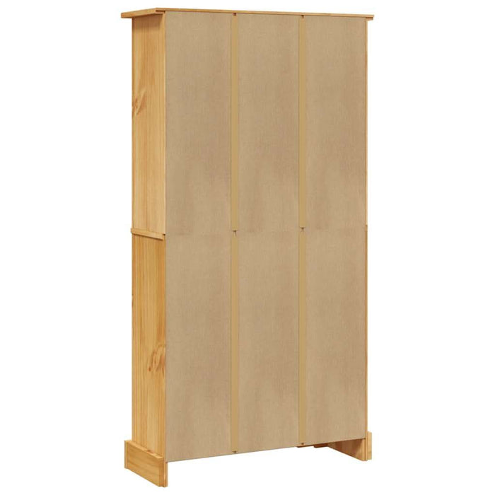 Bibliotecă 4 rafturi pin, stil mexican Corona 80x29x150 cm WALTI