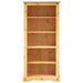 Bibliotecă 5 rafturi, 80x40x170 cm, pin mexican, stil Corona - WALTI WALTI