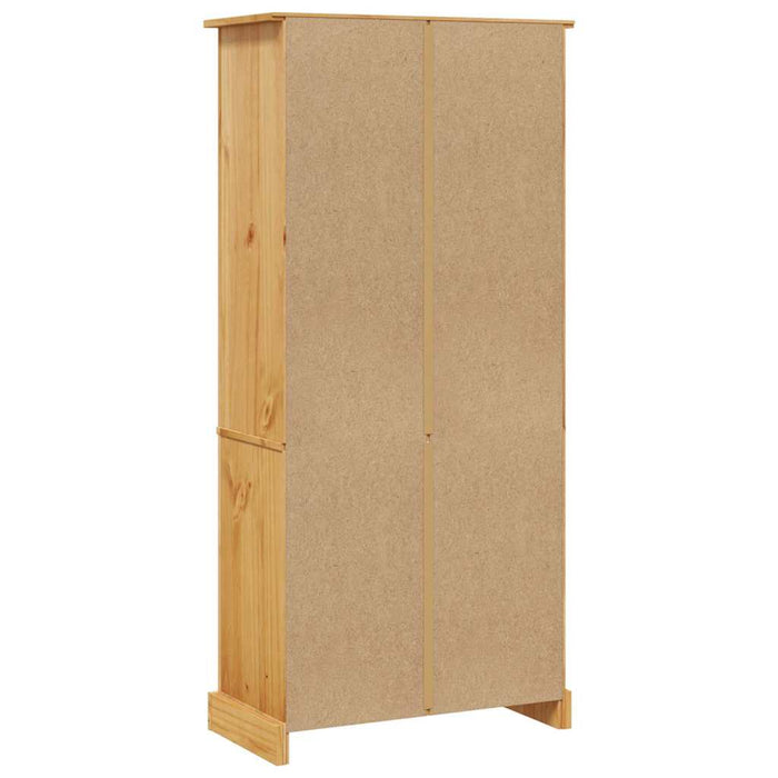 Bibliotecă 5 rafturi, 80x40x170 cm, pin mexican, stil Corona - WALTI WALTI