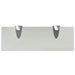 Raft suspendat din sticlă, 30 x 10 cm, 8 mm - WALTI WALTI
