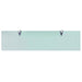 Raft suspendat din sticlă, 80 x 20 cm, 8 mm - WALTI WALTI