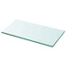 Raft din sticlă transparentă, 30 x 12 cm - WALTI WALTI