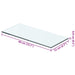 Raft din sticlă transparentă, 40 x 12 cm - WALTI WALTI