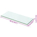 Raft din sticlă transparentă, 50 x 15 cm - WALTI WALTI