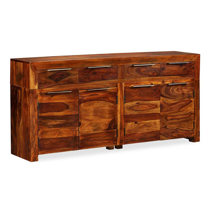 Dulap din lemn masiv de acacia, 160 x 35 x 75 cm WALTI