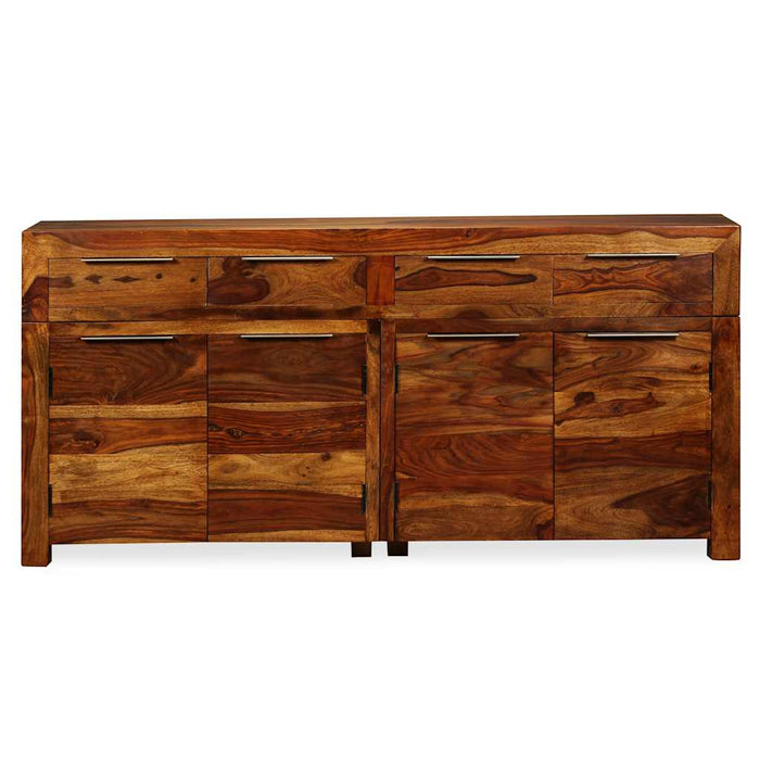 Dulap din lemn masiv de acacia, 160 x 35 x 75 cm WALTI