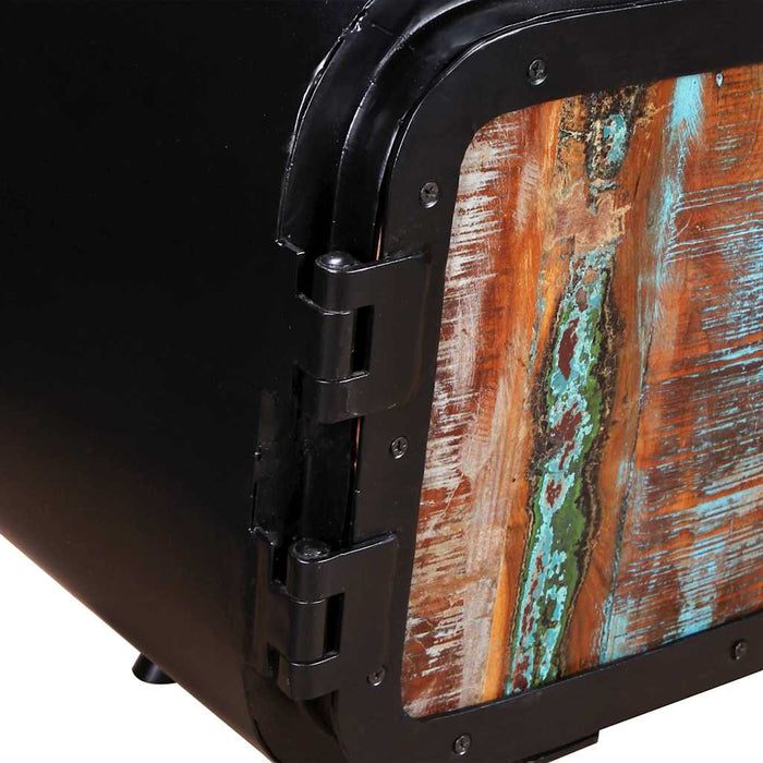 Comodă TV, 120 x 30 x 45 cm, lemn masiv reciclat WALTI