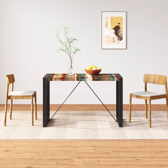 Masă de bucătărie, 120 cm, lemn masiv reciclat WALTI