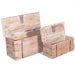 Set cufere de depozitare, 2 buc., lemn de acacia - WALTI WALTI