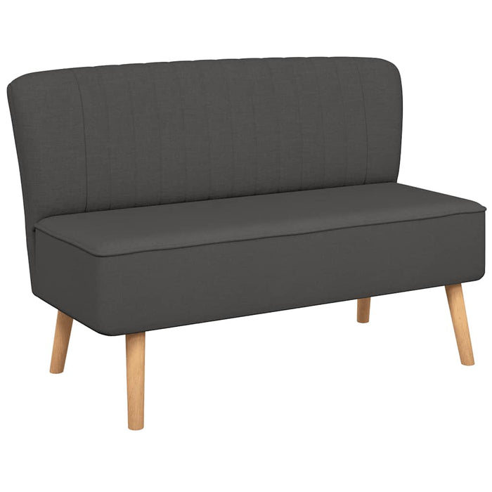 Canapea din material textil, 117 x 55,5 x 77 cm, gri închis - WALTI WALTI