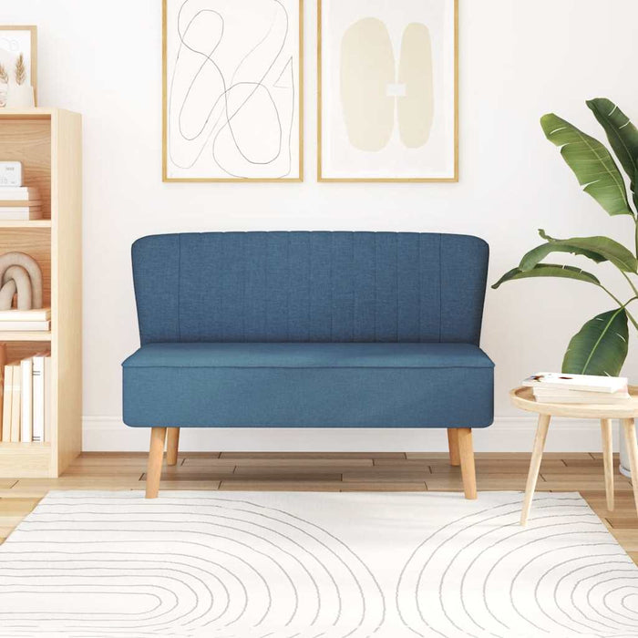 Canapea cu material textil, 117 x 55,5 x 77 cm, albastru - WALTI WALTI