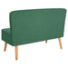 Canapea din material textil, 117 x 55,5 x 77 cm, verde - WALTI WALTI