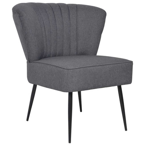 Scaun cocktail, gri închis, material textil - WALTI WALTI