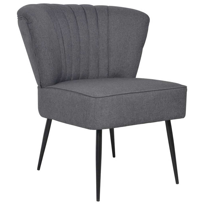 Scaun cocktail, gri închis, material textil - WALTI WALTI