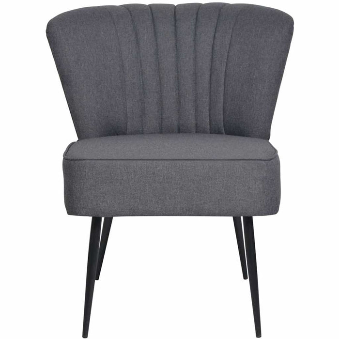 Scaun cocktail, gri închis, material textil - WALTI WALTI