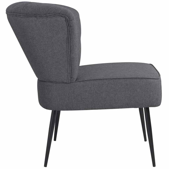 Scaun cocktail, gri închis, material textil - WALTI WALTI