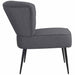 Scaun cocktail, gri închis, material textil - WALTI WALTI