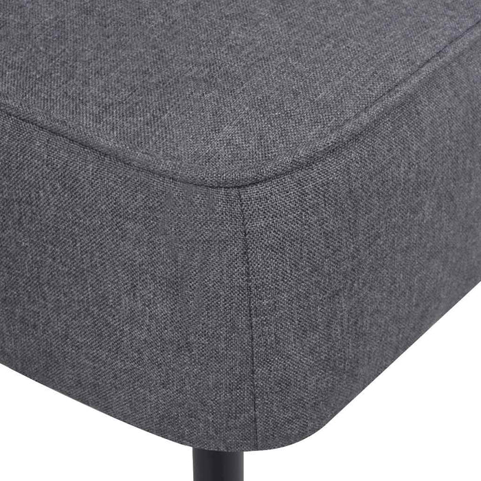 Scaun cocktail, gri închis, material textil - WALTI WALTI