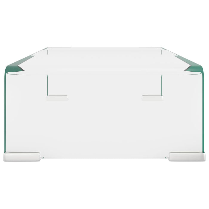 Stativ TV/monitor, sticlă transparentă, 40x25x11 cm - WALTI WALTI