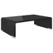 Stativ TV/Suport monitor, sticlă, 40 x 25 x 11 cm, negru - WALTI WALTI