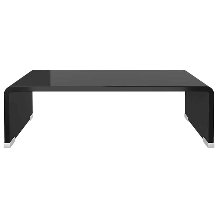 Stativ TV/Suport monitor, sticlă, 40 x 25 x 11 cm, negru - WALTI WALTI