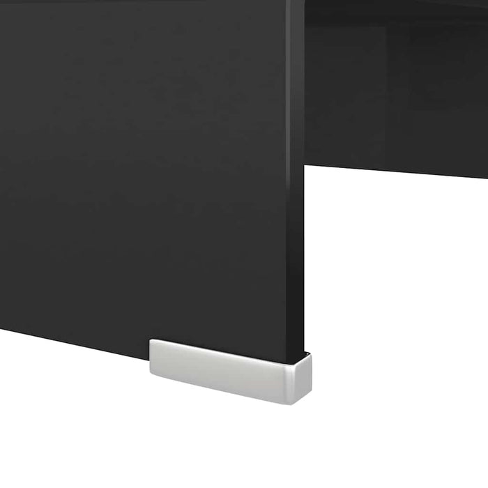 Stativ TV/Suport monitor, sticlă, 40 x 25 x 11 cm, negru - WALTI WALTI