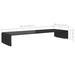 Stand TV/Suport monitor sticlă, 90x30x13 cm, negru - WALTI WALTI