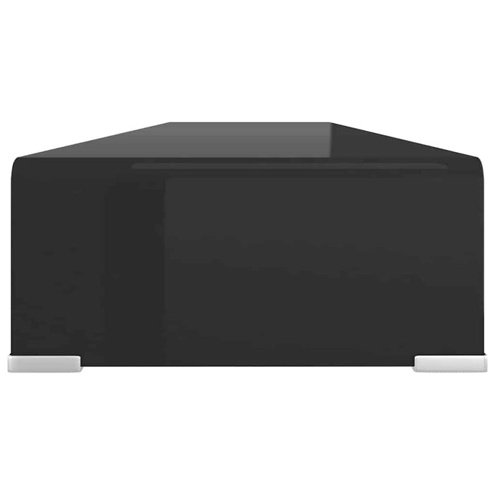 Stand TV/Suport monitor sticlă, 120x30x13 cm, negru - WALTI WALTI