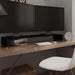 Stand TV/Suport monitor sticlă, 120x30x13 cm, negru - WALTI WALTI