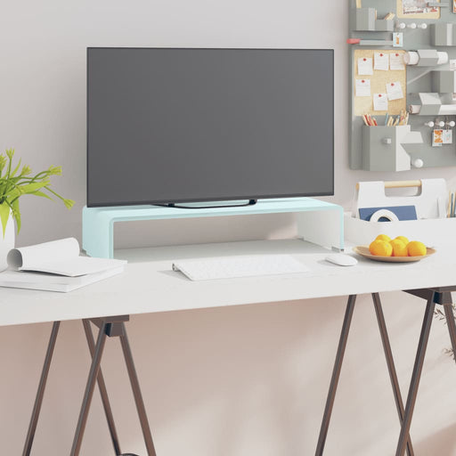 Stativ TV/Suport monitor, sticlă, verde, 60 x 25 x 11 cm - WALTI WALTI