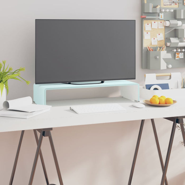 Stativ TV/Suport monitor, sticlă, verde, 60 x 25 x 11 cm - WALTI WALTI