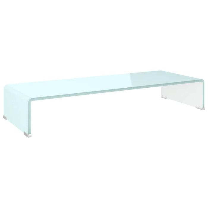 Stativ TV/Suport monitor, sticlă, verde, 80 x 30 x 13 cm - WALTI WALTI