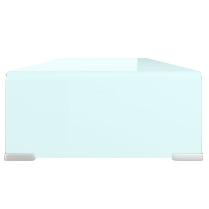 Stativ TV/Suport monitor, sticlă, verde, 80 x 30 x 13 cm - WALTI WALTI