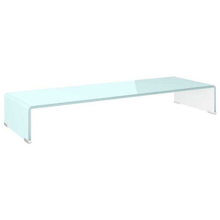 Stativ TV/Suport monitor, sticlă, verde, 90 x 30 x 13 cm - WALTI WALTI