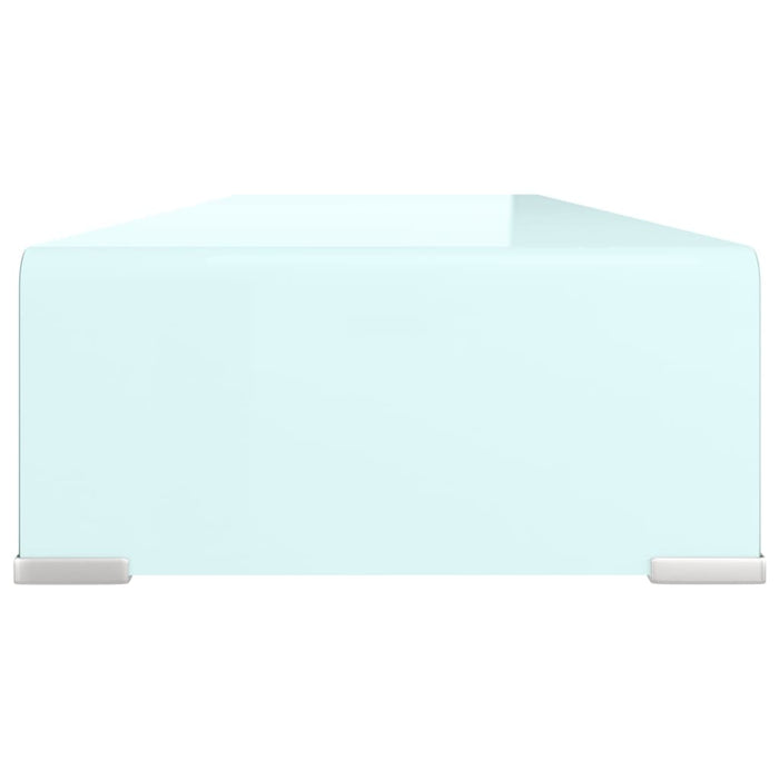 Stativ TV/Suport monitor, sticlă, verde, 90 x 30 x 13 cm - WALTI WALTI