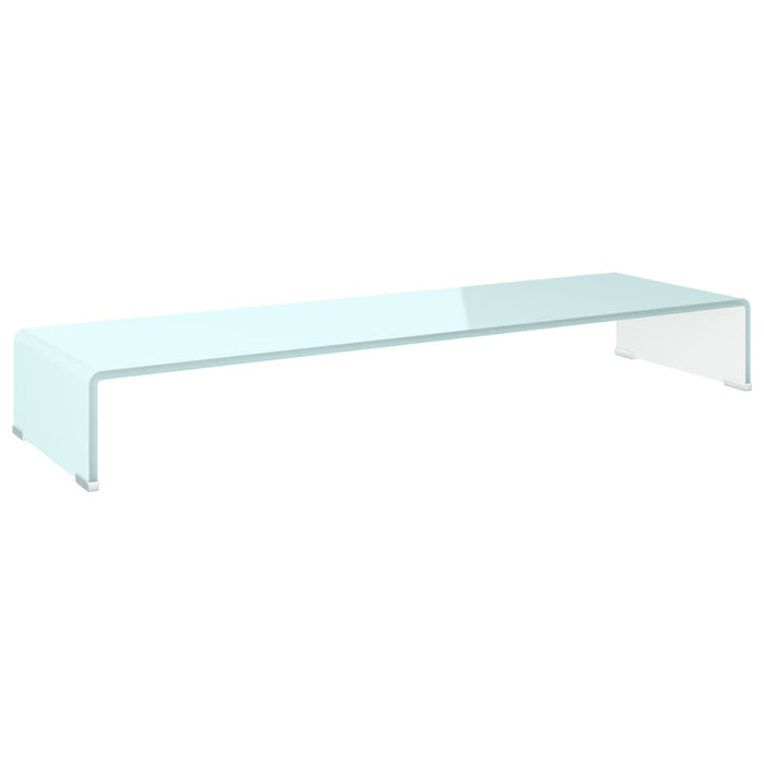 Stativ TV/Suport monitor, sticlă, verde, 100 x 30 x 13 cm - WALTI WALTI
