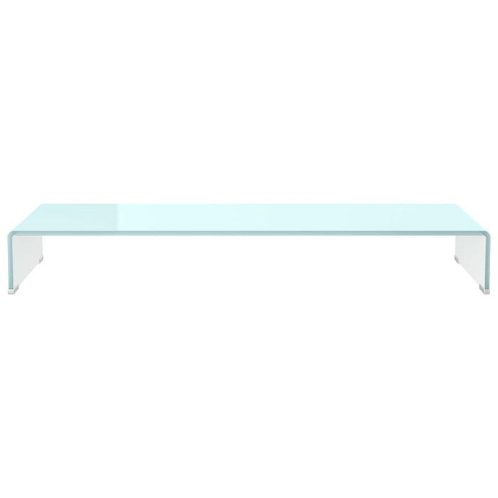 Stativ TV/Suport monitor, sticlă, verde, 100 x 30 x 13 cm - WALTI WALTI