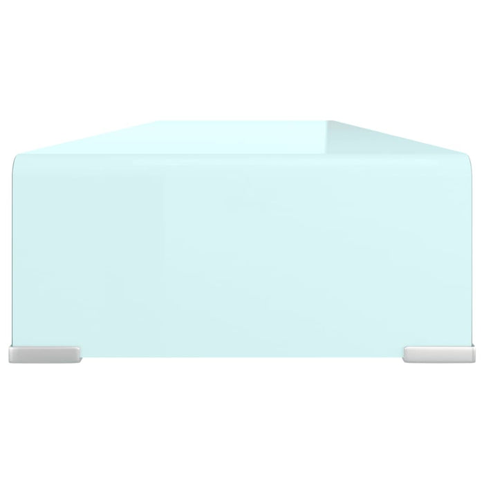Stativ TV/Suport monitor, sticlă, verde, 100 x 30 x 13 cm - WALTI WALTI