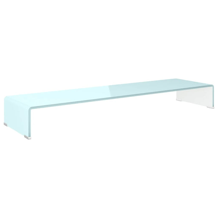 Stativ TV/Suport monitor, sticlă, verde, 110 x 30 x 13 cm - WALTI WALTI