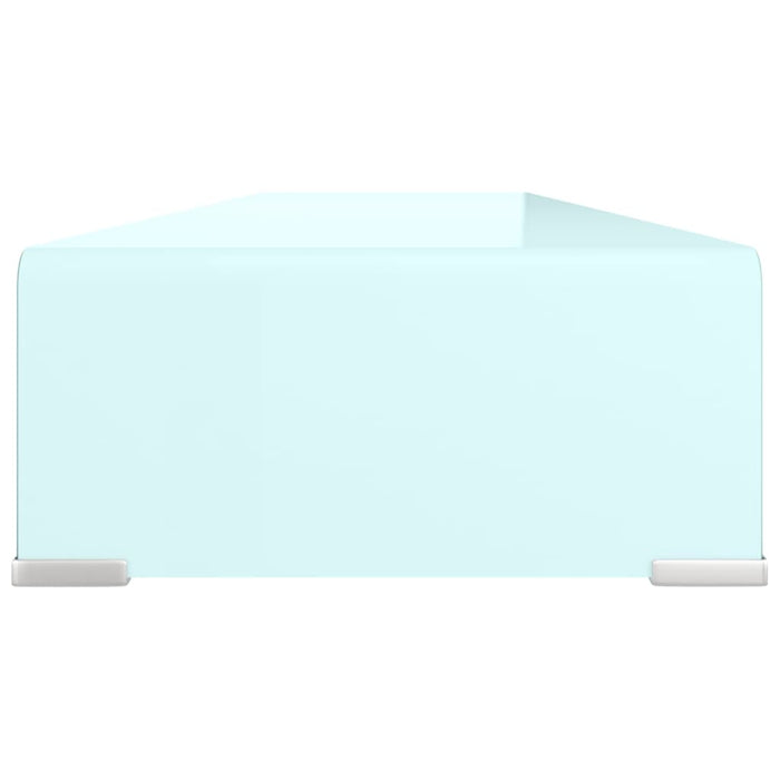 Stativ TV/Suport monitor, sticlă, verde, 110 x 30 x 13 cm - WALTI WALTI