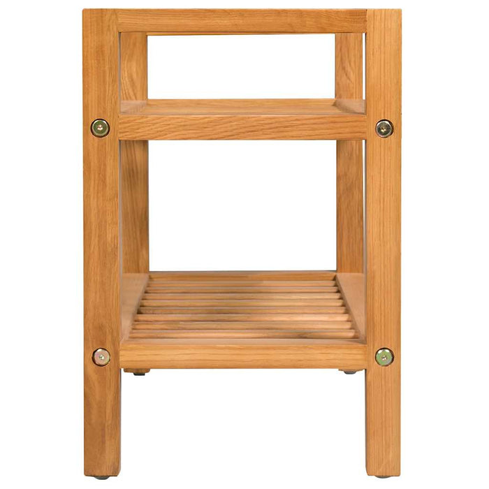 Pantofar cu 2 rafturi, 50x27x40 cm, lemn masiv de stejar - WALTI WALTI