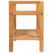 Pantofar cu 2 rafturi, 50x27x40 cm, lemn masiv de stejar - WALTI WALTI