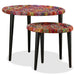 Set măsuțe cafea, 2 buc., detalii chindi împletite, multicolor - WALTI WALTI