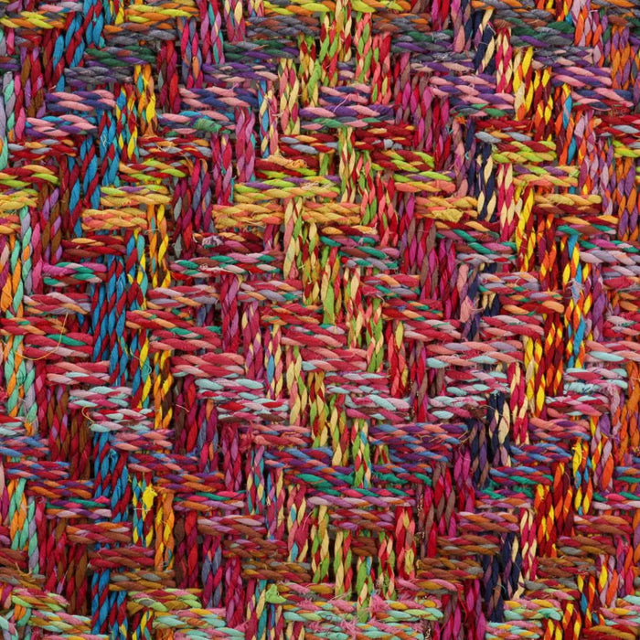 Set măsuțe cafea, 2 buc., detalii chindi împletite, multicolor - WALTI WALTI